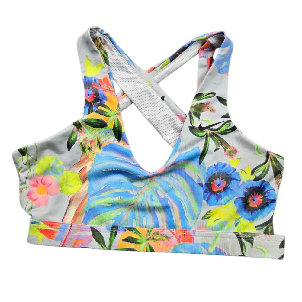 Nike Indy Light Hyper Femme Sports Bra M Tropical Multicolor Sportswear